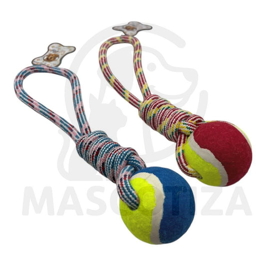 Cordel con Pelota de Tenis
