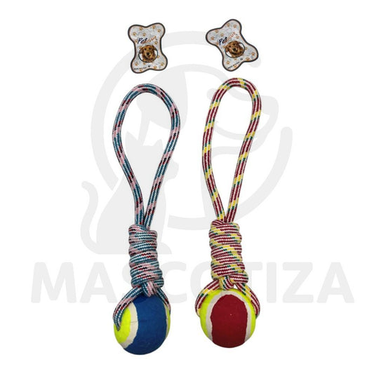 Cordel con Pelota de Tenis