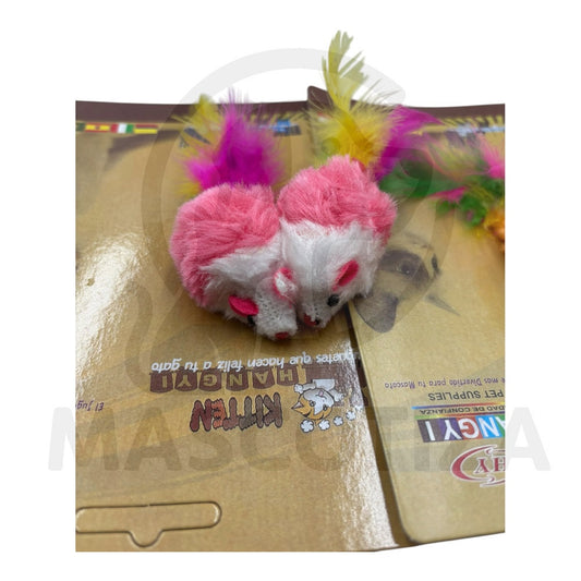 Set de 2 Ratoncitos Peludo