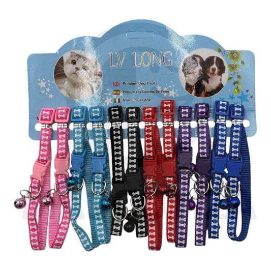 Set Collar Tela Huesito
