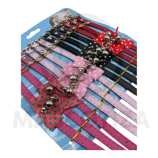 Set de Collar con Moños y Lunares