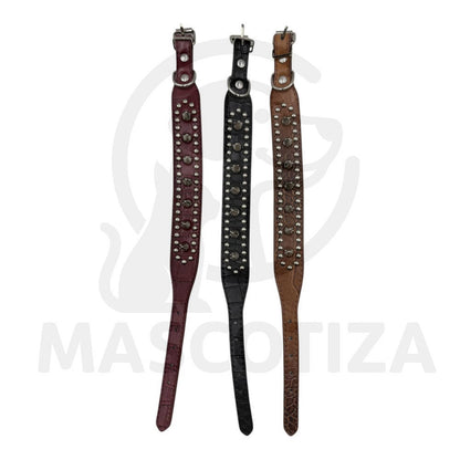 Collar con Puntas Y Tachas